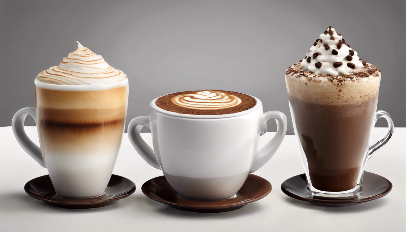 découvrez des recettes spéciales pour préparer des cappuccinos, lattes et mochas irrésistibles. apprenez à maîtriser l'art du café avec des astuces et des conseils pour savourer ces délicieuses boissons chez vous.