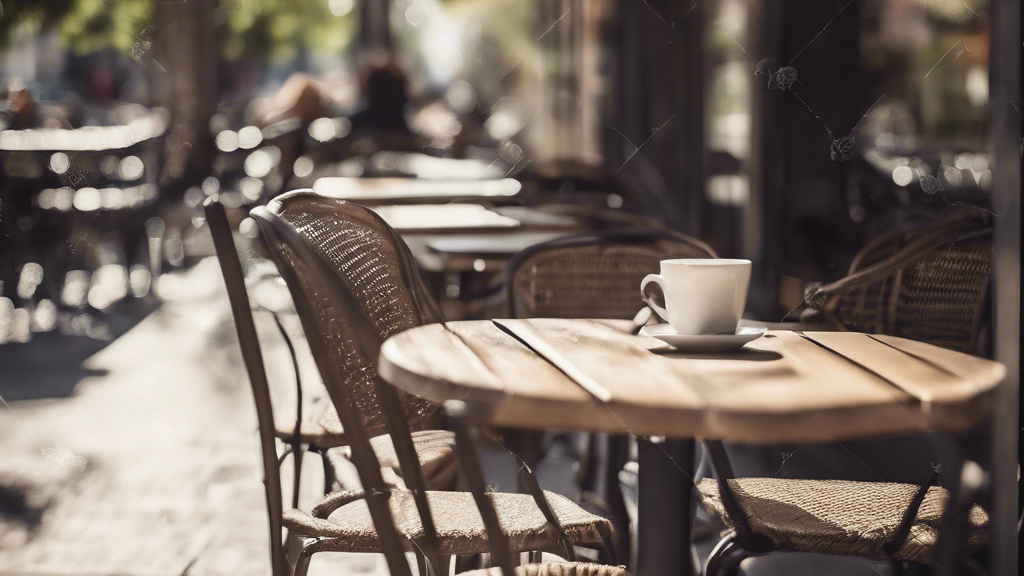 Illustration détaillée sur Café terrasse : l'art de savourer son café en plein air