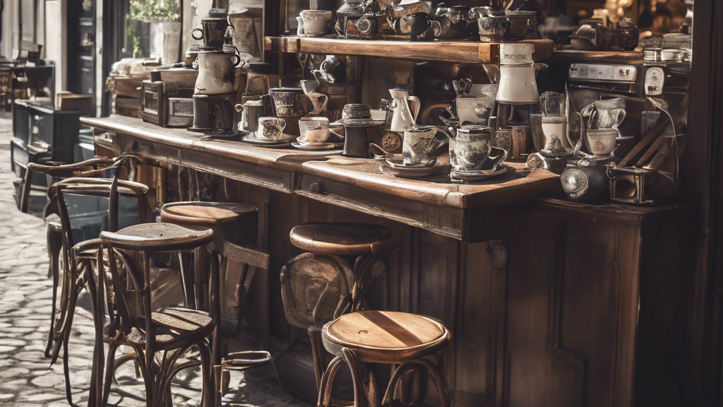Illustration détaillée sur Découvrez le Café Brocante : Un Voyage au Cœur des Trésors de l'Histoire