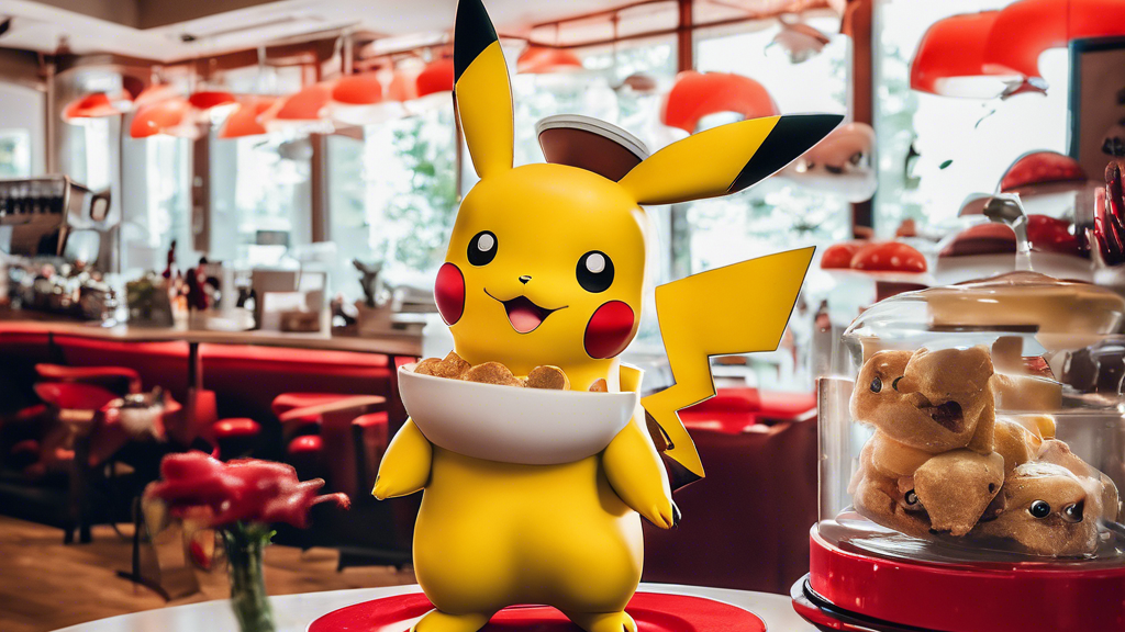 Illustration détaillée sur Découvrez Pokémon Café Remix : Un Voyage Gourmand au Coeur de l'Univers Pokémon